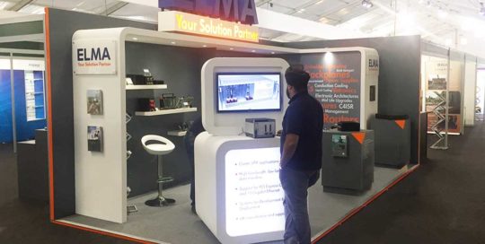Elma exhibition stand at DVD show