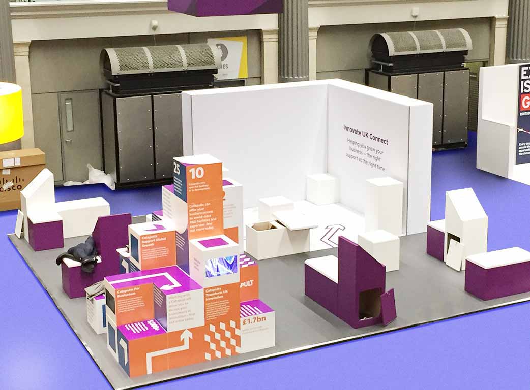 Innovate UK exhibition stand