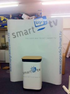 Smart Up TV pop-up banner graphics