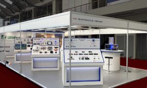 Carling shell scheme adapted exhibition stand